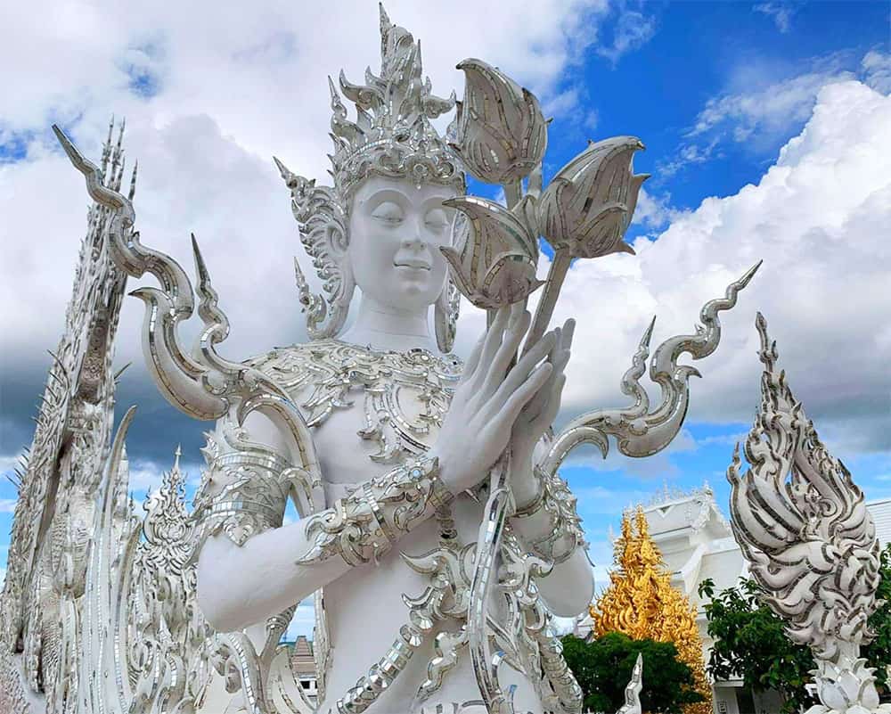Le style artistique du temple blanc - statue