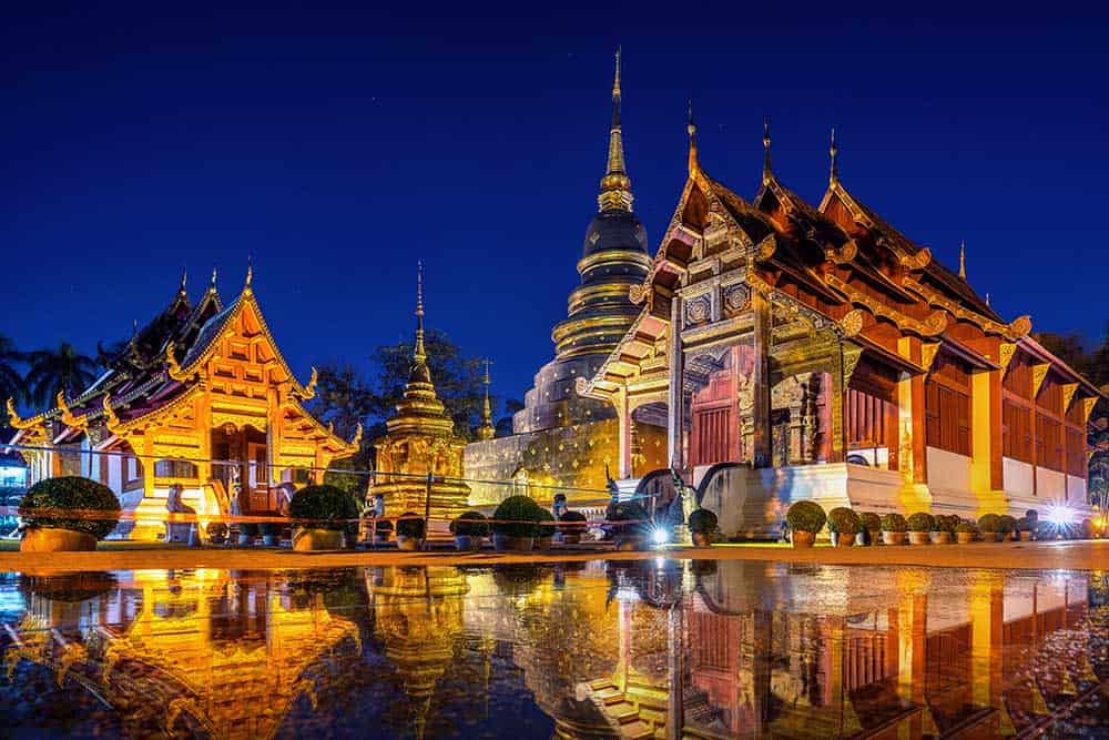 temple Wat Phra Singh a Chiang Mai